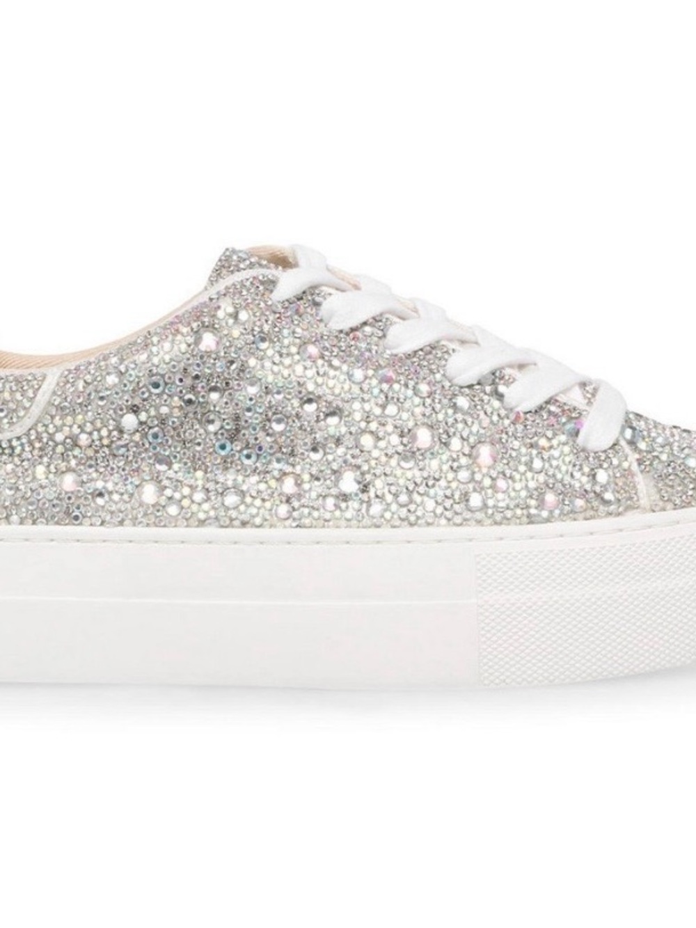 Betsy Johnson Sidny Rhinestone Platform Sneaker - Picture 2 of 4